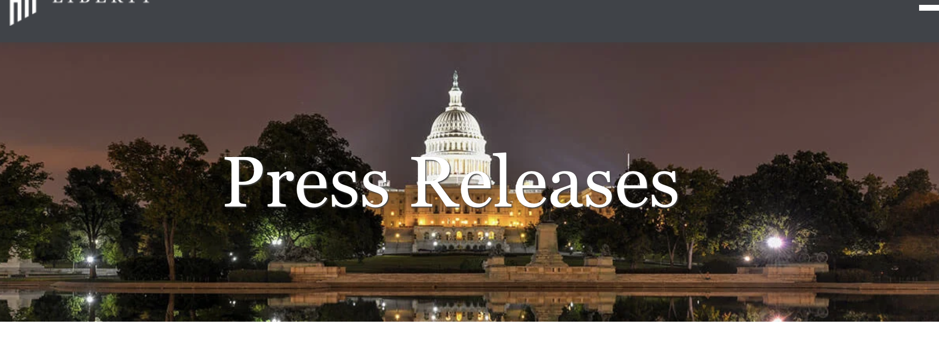 First Liberty Press Release